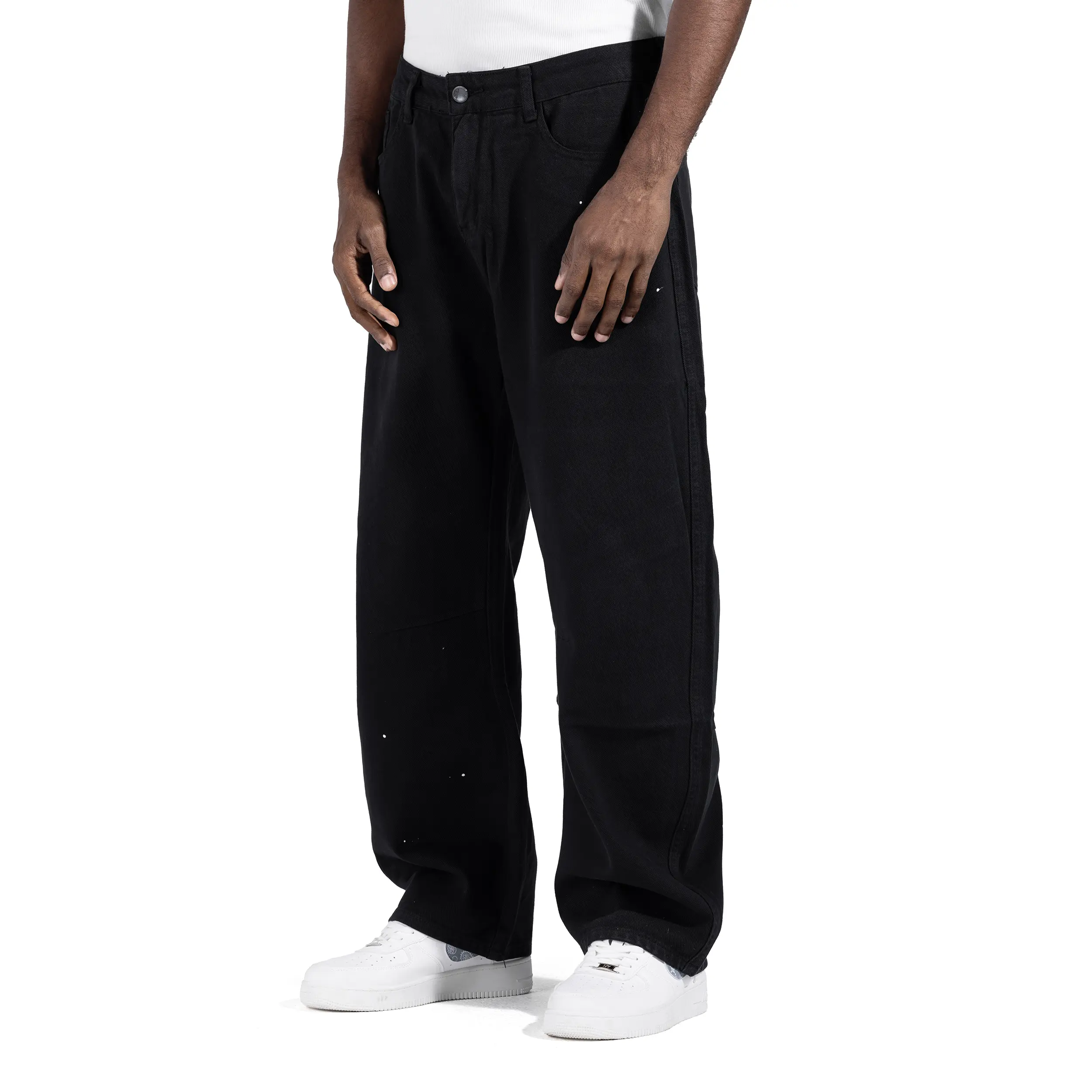 Black Painter's Jeans - Image 2