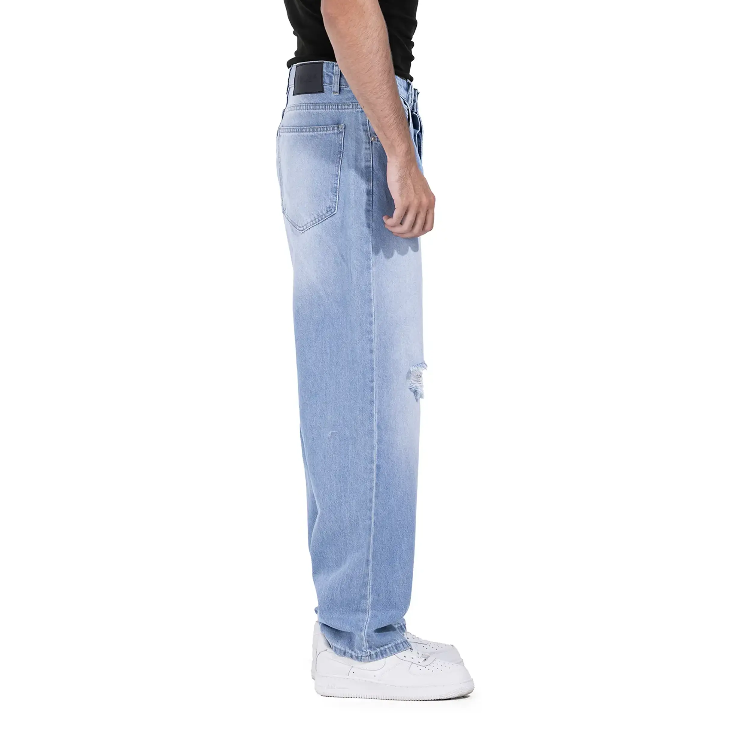 Ripped Light Wash Jeans - Image 3