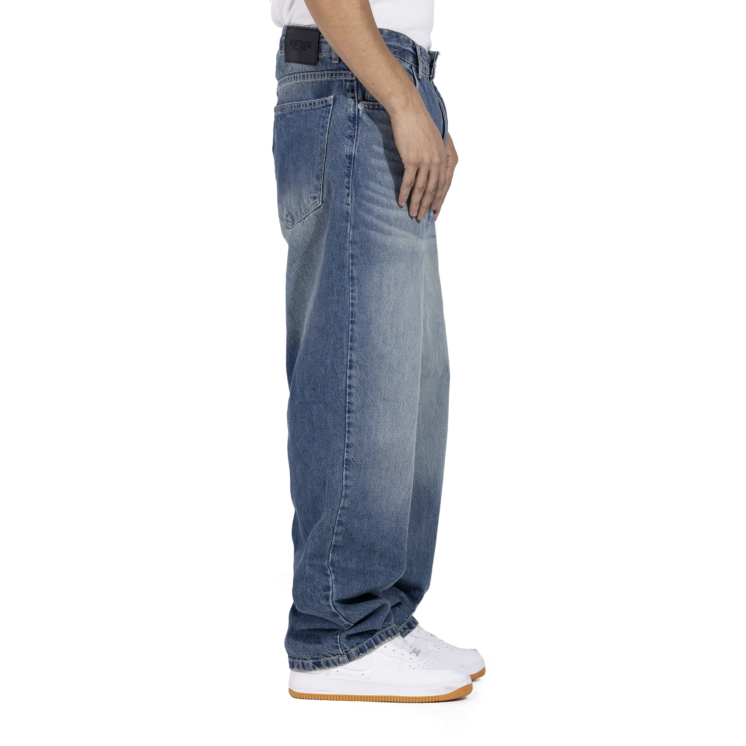 Wide-Leg Denim Jeans - Image 3