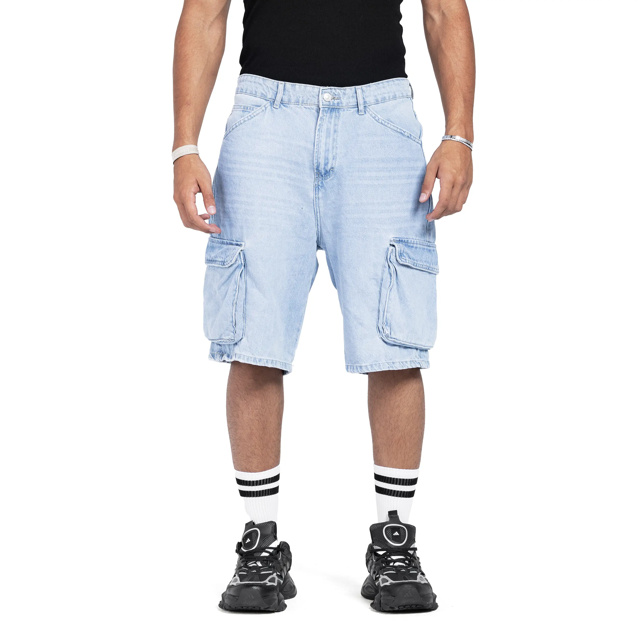 Denim Cargo Short - Image 4