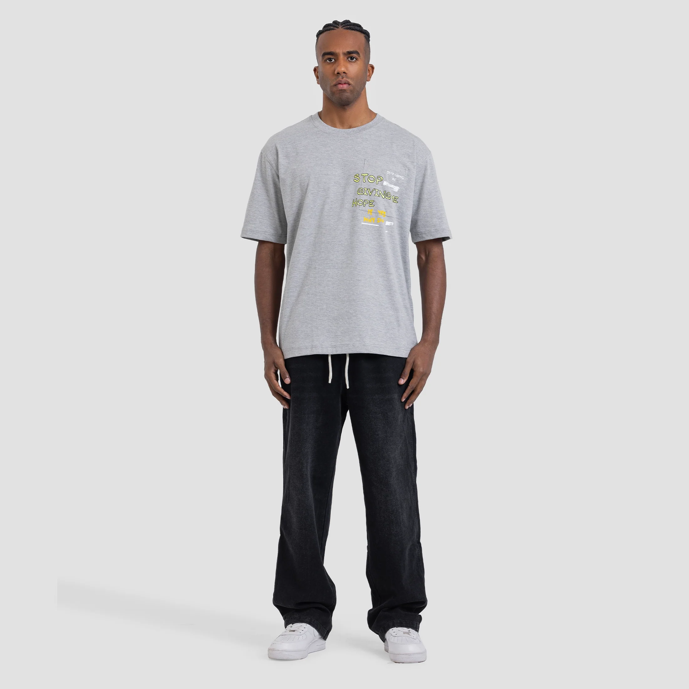 "Stop Giving Me Hope" Graphic T-shirt - Image 3