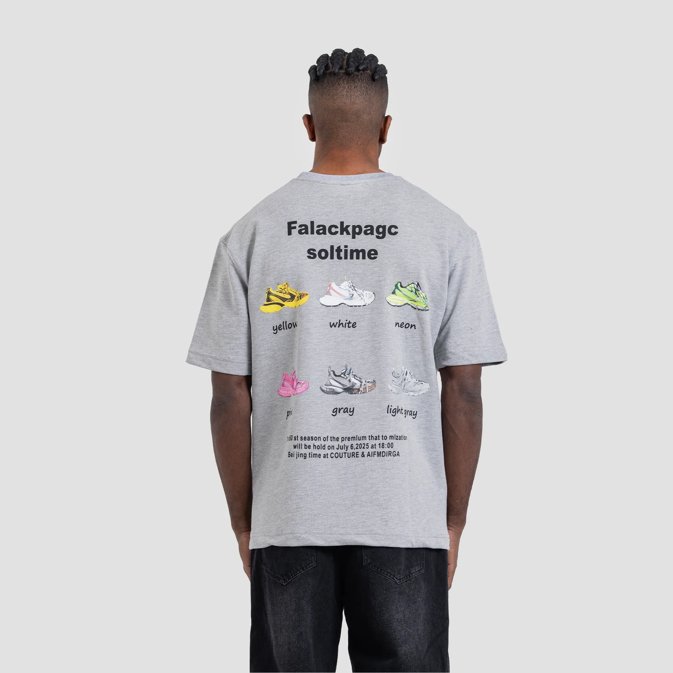 Sneaker Embroidery T-shirt - Image 29