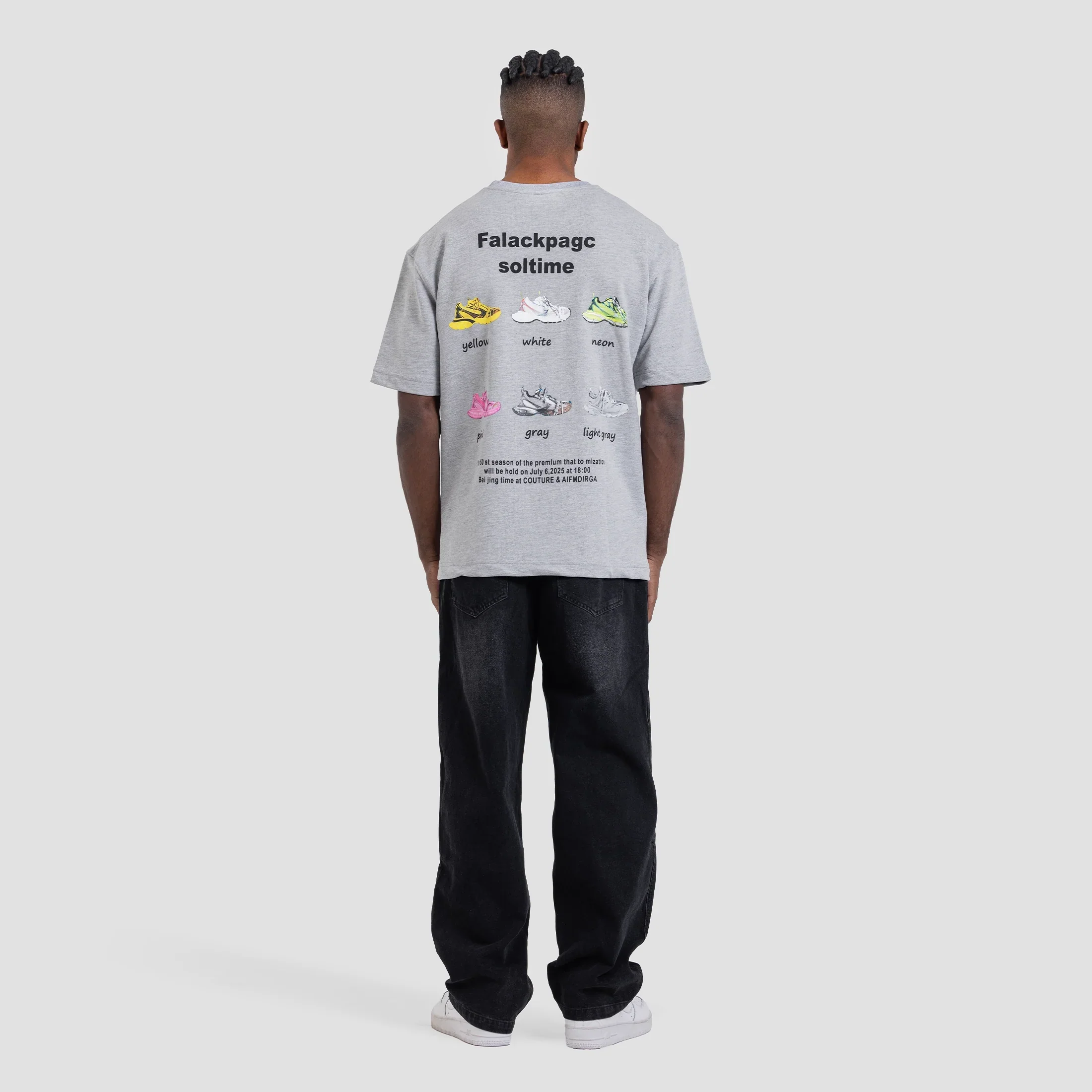 Sneaker Embroidery T-shirt - Image 32
