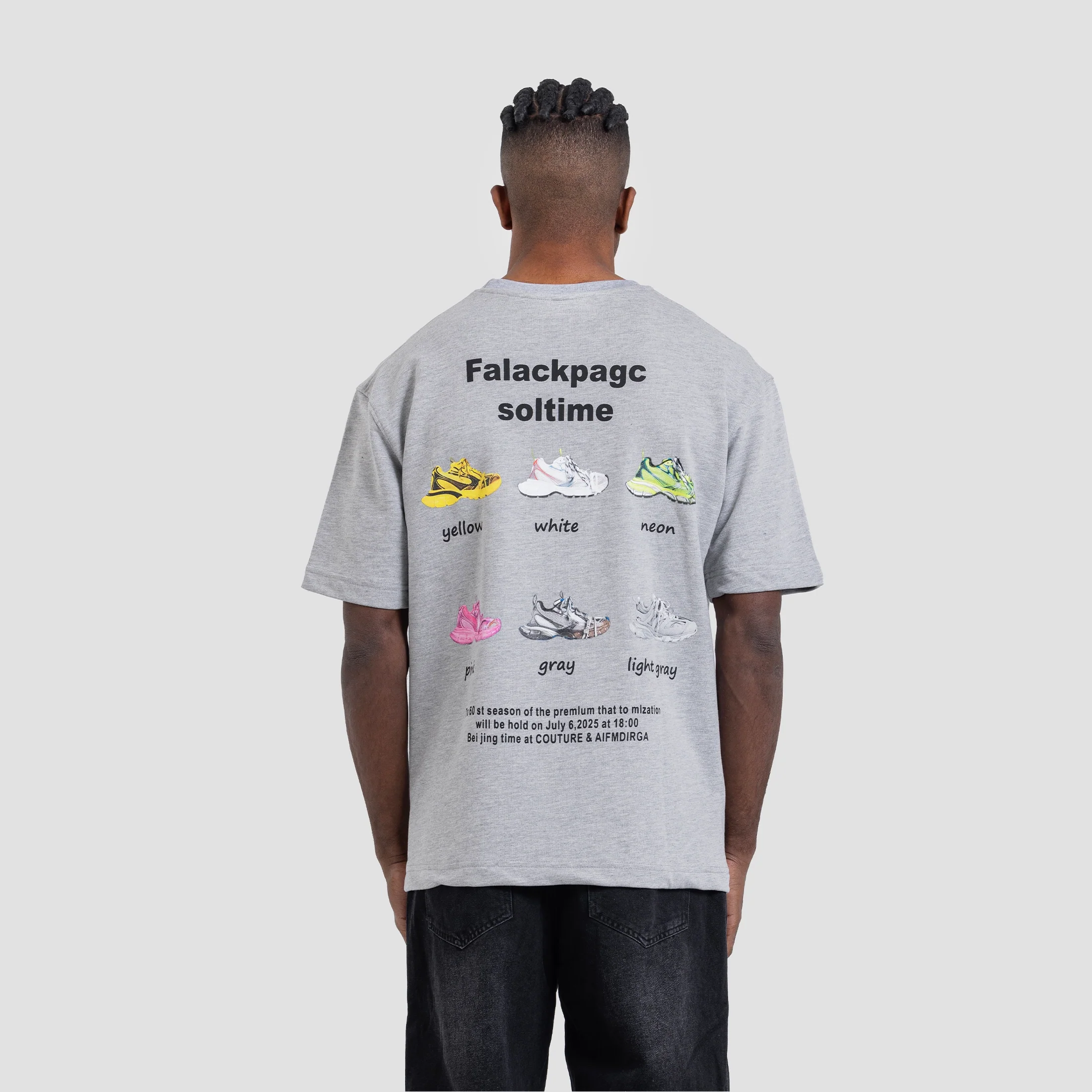 Sneaker Embroidery T-shirt - Image 6