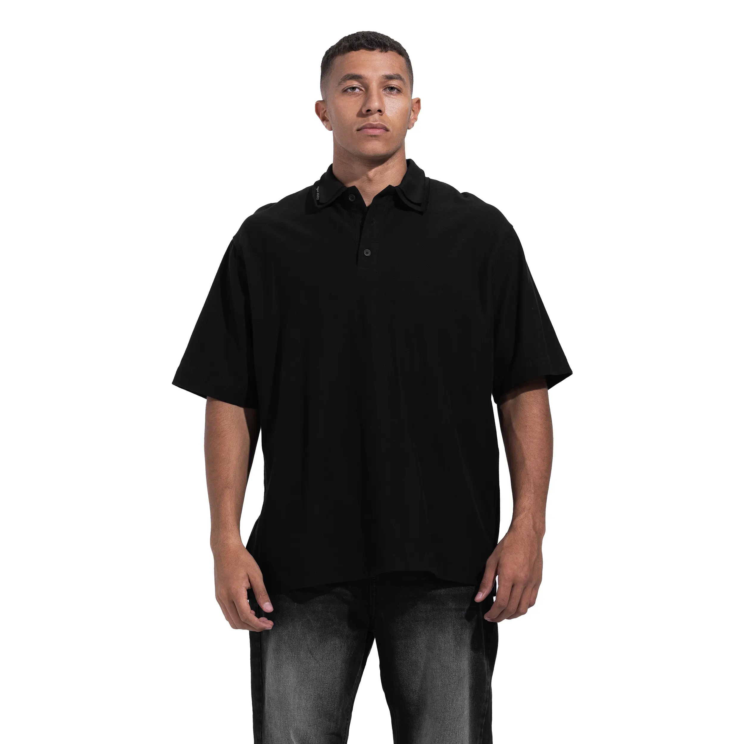 The Layered Collar Polo-T Shirt - Image 5