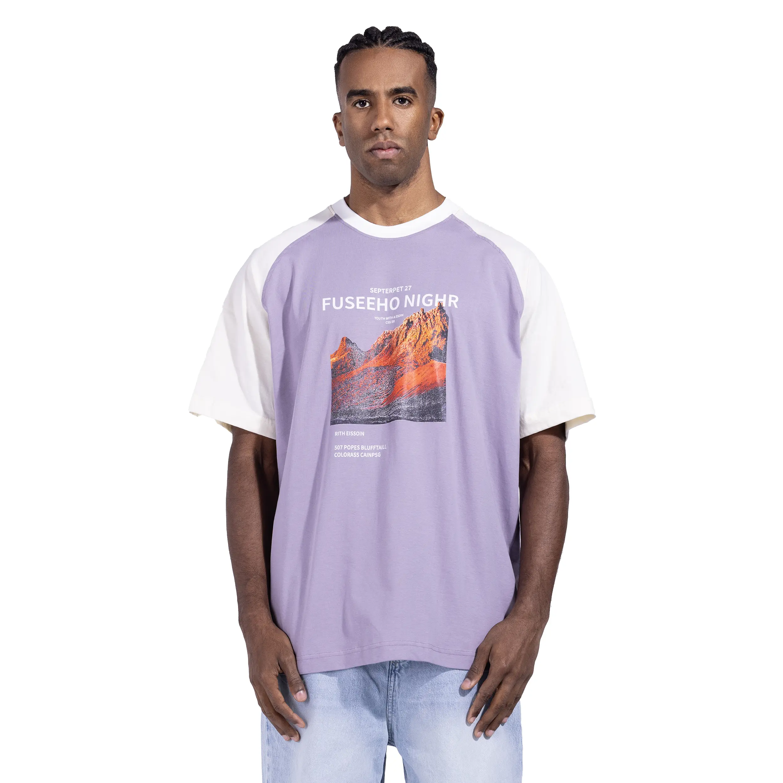 Raglan Mountain Graphic T-Shirt - Image 4
