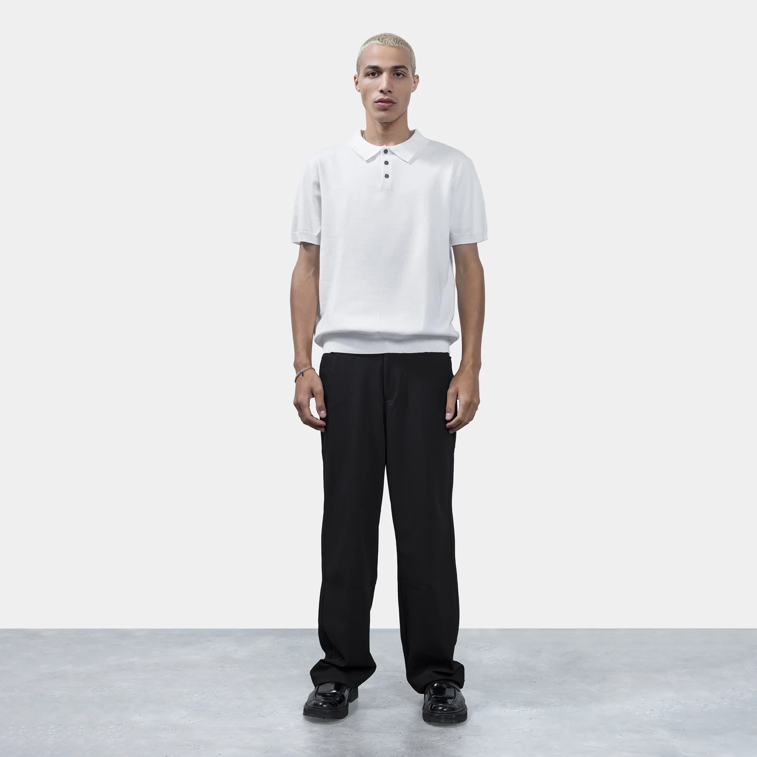 Classic Knit Polo-T Shirt - Image 3